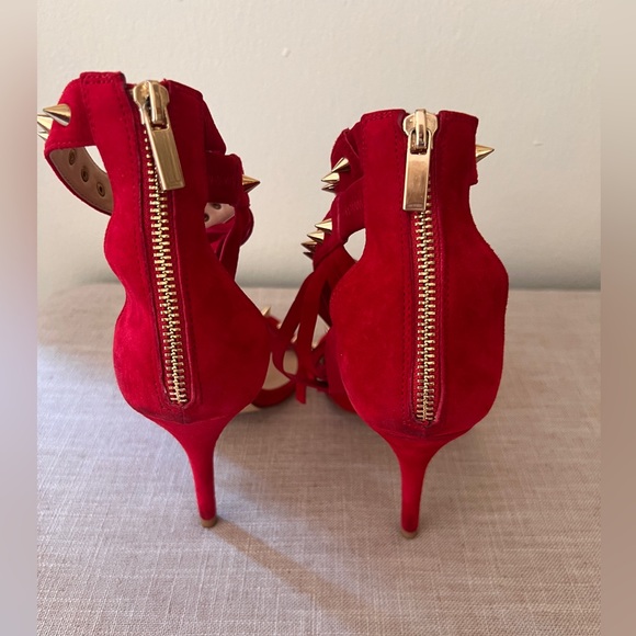 Alejandra G suede studded sandals - Picture 2 of 4